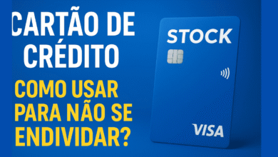 Cartão Stock Visa cartão de crédito fácil