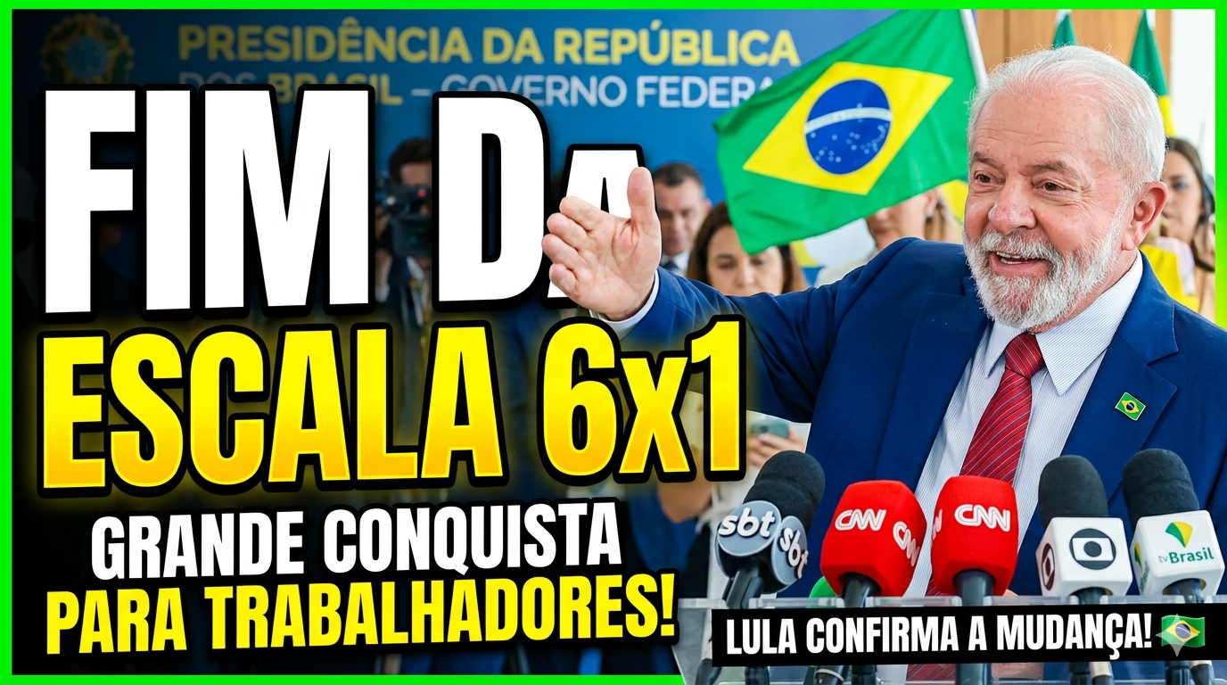 Fim da Escala 6x1: Projeto de Lula Chega ao Congresso